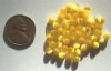 50 4mm Round Yellow Fiber Optic